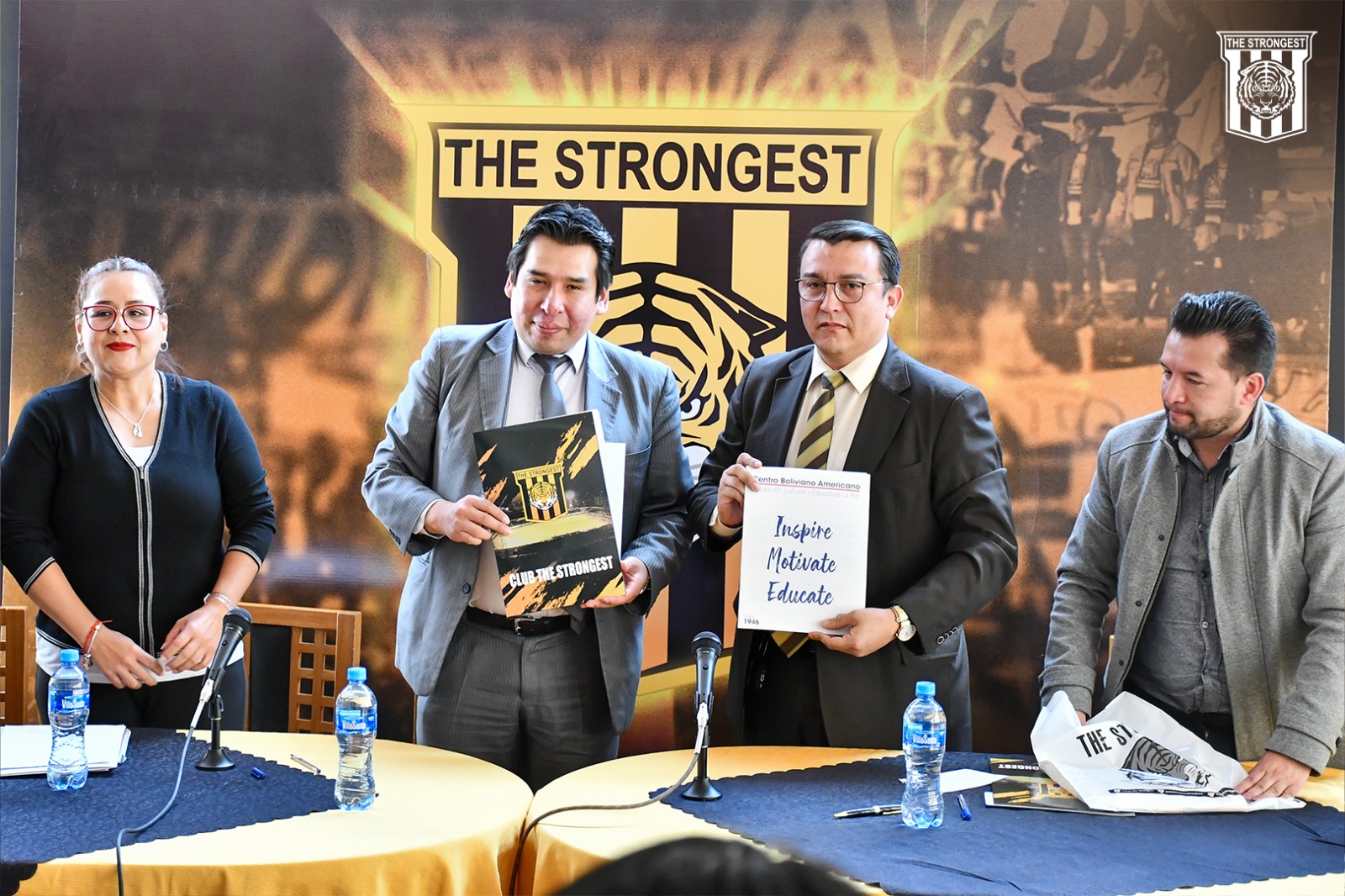 The Strongest y el CBA sellan una alianza en beneficio de toda su comunidad